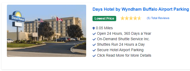 Days Hotel by Wyndham Buffalo Airport Parking